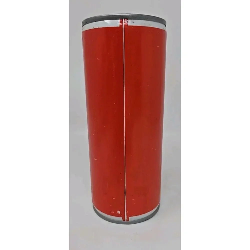 1980s Budweiser Princeton University 16oz Steel Beer Can Rolled Lip Coin Bank U2